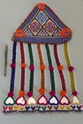 Large Beaded Tribal Tassel Kuchi Talisman Evil Eye Vintage Wall Hanging  17931 