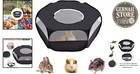 Lightweight Indoor outdoor Pet Playpen For Hamsters  Rabbits   Ferrets - Black