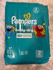 Pampers Baby Dry Baby Diapers Size 2  37 Count Fast Free Shipping    