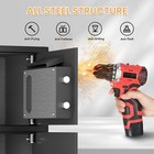 6 5 Cub Durable Home Safe     Secure Money Safe With Alarm System     Deposit Box