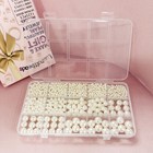 1225 Pcs Ivory White 5 Size Pearl Beads For Jewelry Making Round Pearl Diy Kit