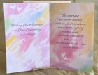 Vintage Carlton Cards  on Your Anniversary  Greeting  Card