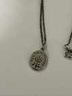 Vintage Judaism Jewish Sterling Silver 925 Sabbath Prayer Pendant Charm- k 