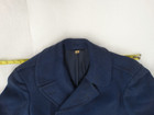 Vintage Late 1950 s Us Air Force Pea Coat Men s 41r Blue Double Breasted