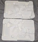 Vintage Duncan Ceramic Slip Casting Mold Xmas Christmas Place Cards Dm 361a 1973