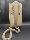 Vintage At t  Bell System  Rotary Dial Wall Telephone Ivory Excellent Condition 