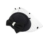 Bowknot Pillbox Fascinator Hat For Women Wedding Tea Party Hat Headband Hair    