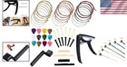 All-in-1 Guitar Accessories Tool Kit - Strings  Picks  Capo