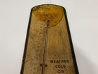 1940   s Double Dot Pepsi Cola Girl Sipping Straw Thermometer Sign Rare  