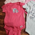 Lot Of 15 Short Sleeved Infant  Newborn Baby Girl Onesis Bodysuits