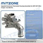 Upgrade Aluminum Thermostat Housing Assembly For 2007-2013 Mini Cooper 1 6l               