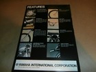 Original 1973 Yamaha Motocross Torque Induction Motorcycle Sales Brochure