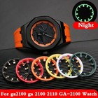 Diy Watch Luminous Dial Ring Index Scale For Casioak Ga-2100 ga-2110 Accessories