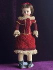 Antique German 16    Early Kestner Alphabet Series Closed Mouth Bisque Head Doll