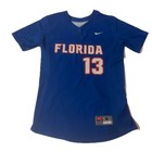 Nike Florida Gators Softball Jersey Shirt Womens Medium Blue Number 13
