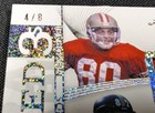 Game Worn  8 Jerry Rice randy Moss john Stallworth     game Used Jersey    2025 Leaf