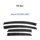 Ig Window Visors Fit For 2021-2025 Acura Tlx  Out-channel Rain Guards Vent Wind