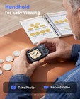 Tomlov Portable Digital Microscope Miniscope Jewelry Loupe Fr Kids Coins Viewing