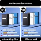 Cigarette Case  Aluminum Magnetic Switch 20 Capacity - 3 Pack  85mm King Size 