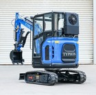 6 000 Lbs Mini Excavator Digger Crawler Cabin Epa Diesel Kubota V1505 Engine