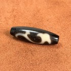 Himalayan Tibetan Dzi Beads Old Agate Ruyi Totem Amulet Pendant 39  12 Mm  133