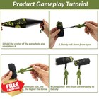 Army Parachute Toys Hand Throw 6 Pcs Kids Outdoor Game Fun