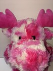 Dan Dee Pink Camo Moose Plush Stuffed Animal 14 Inches While Sitting 