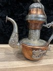 Vintage 1920   s Tibetan Copper And Silver Dragon  Teapot Kettle 9   