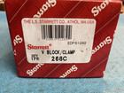 Starrett 268c V-block Set W clamp New
