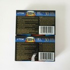 Tdk Vhs-c Hg Ultimate 30 New Nip Blank Camcorder Video Cassette Tapes Lot Of 2