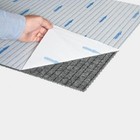 Foss Peel stick Pattern Carpet Tile 24 w X 24 l Taupe  15-tiles case 60-sq-ft 
