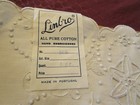 Linbro Antique Pillow Case Pair Unused W  Label Hand Embroidered Portugal