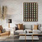 Shot Glass Display Case Wood Shot Glass Holder 56 Compartments Shot Glass