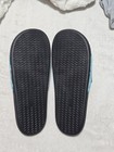Cr7 Men   s Black blue Slide Sandals Slip-on Lightweight Synthetic Upper Us 11
