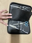 Diane Styling   Thinning Scissors Set 6in Stainless Steel Silver Blue W  Case