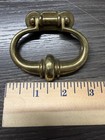 Kbc Brass Mcm Mid Century Modern Cabinet Handle Ring Drawer Pull 1 5   centers  89