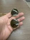 Vintage Ray Ban Bausch   Lomb 1 10 12k Gf B l Clip-on Sunglasses W  Case