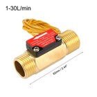 G1 2 Hall Effect Liquid Water Flow Sensor Switch Flowmeter 1-30l min Yf-c01