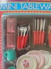 Vtg Kids Kitchen Mini Tableware Silverware Play Set Toy Ja-ru Lot Doll House