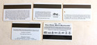 5 Casino Players   Slot Cards From 5 Defunct Las Vegas Casinos