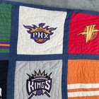 Nba Pottery Barn Blanket Queen Quilt Sham Bed Patchwork Basketball Teen Sports