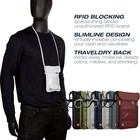 Rfid Blocking Stash Neck Wallet  Travel Pouch   Passport Holder For Women   M   