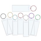  8 Pcs Pvc Luggage Tag Tags Pendants Travel For Suitcase Labels Identifiers