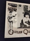 Outlaw Queen 1957 Globe Vintage Movie Poster 11x14 Harry James Andrea King Rare