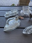 1920 30   s Glass Candy Containers Lot  Los Angeles Zeppelin Iron Duck Spud Santa