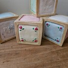 Vintage 1992 Cherished Teddies Stacked   Building Blocks Displayer Base - Crt004