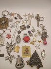 Huge Lot Of Necklace Pendants And Keychains Vintage Fashion Fun