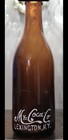 My Coca-co Straight Side Lexington  Ky Registered Amber Brown Soda Bottle