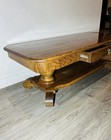 Antique Rectangular Oak Coffee Table