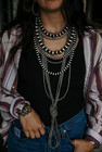 Pre-order Navajo Pearls Necklace     3mm Beaded Necklace     925 Sterling Silver